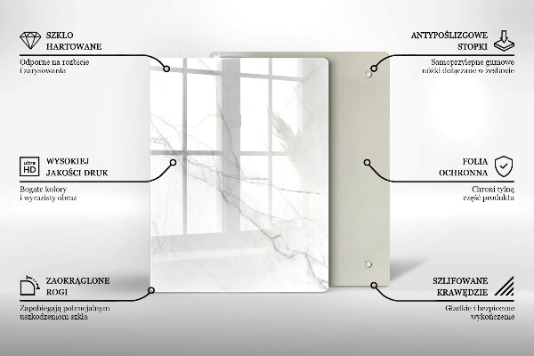 Skleněná krájecí deska Pastelový mramor