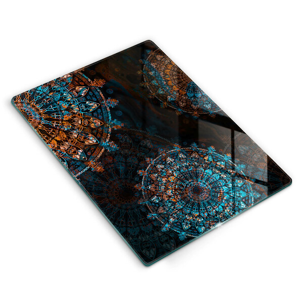 Skleněná deska do kuchyně Boho vintage kola