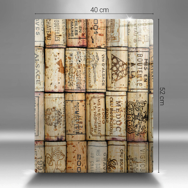 Skleněná deska do kuchyně Staré zátky od vína