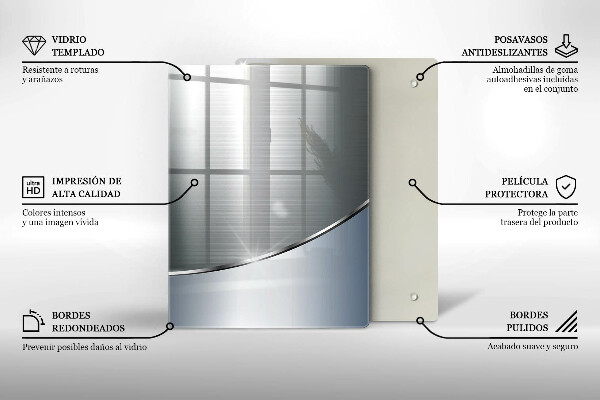 Skleněná deska do kuchyně Moderní světlé desky