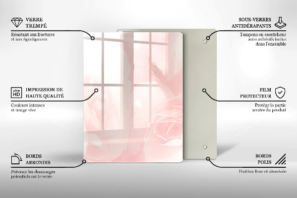 Skleněná deska do kuchyně Moderní mramor