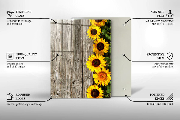 Skleněná deska do kuchyně Kmeny stromů