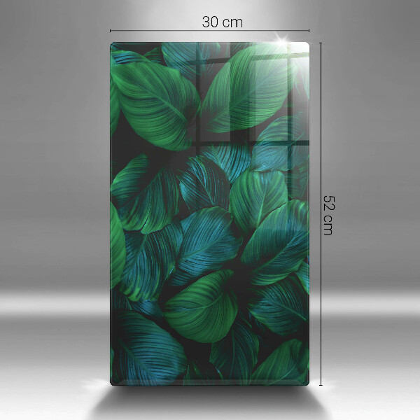 Skleněná deska do kuchyně Listy džungle