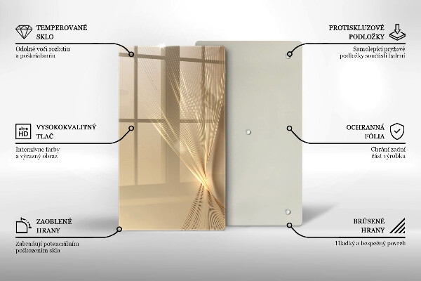 Skleněná deska do kuchyně Moderní abstrakce