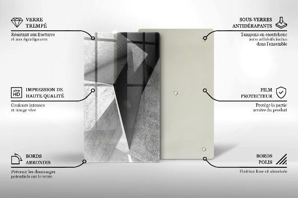 Skleněná deska do kuchyně Konkrétní abstrakce