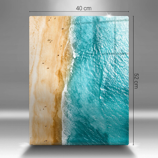 Skleněná deska do kuchyně Pláž pobřeží a moře