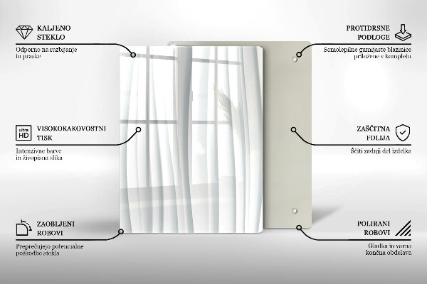 Skleněná deska do kuchyně Monstera odchází