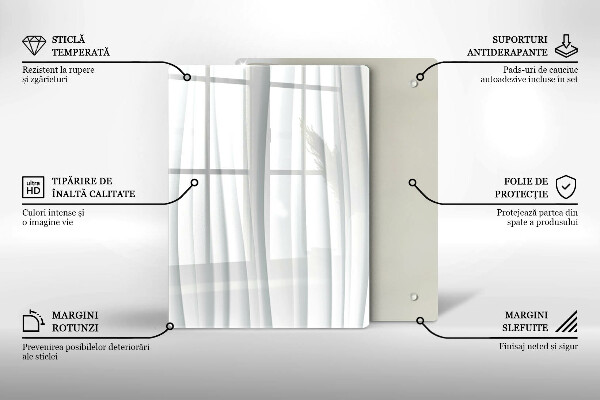 Skleněná deska do kuchyně Monstera odchází