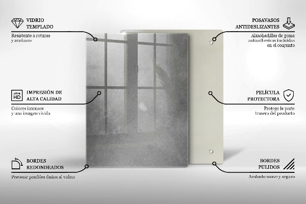 Skleněná deska do kuchyně Přírodní mechová rostlina