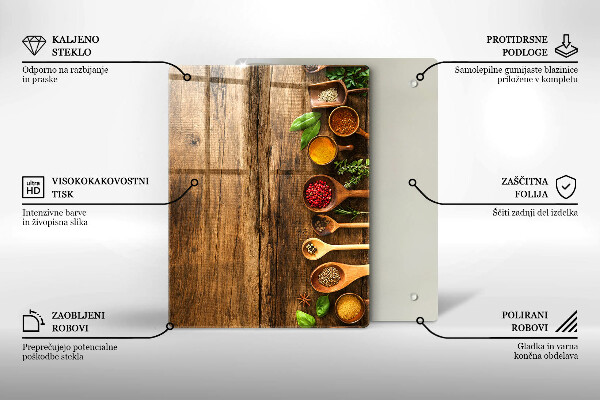 Skleněná deska do kuchyně Dřevěné desky a listy