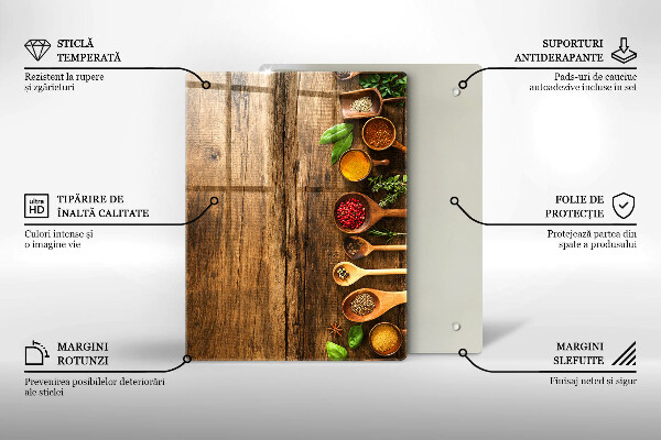 Skleněná deska do kuchyně Dřevěné desky a listy