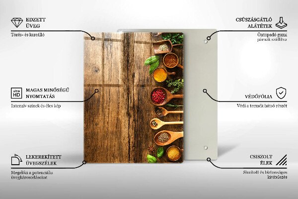 Skleněná deska do kuchyně Dřevěné desky a listy