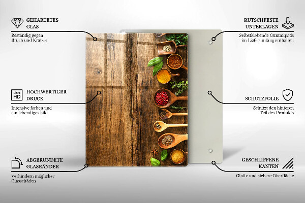 Skleněná deska do kuchyně Dřevěné desky a listy