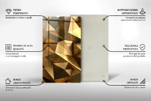 Skleněná deska do kuchyně Struktura abstrakce pozadí