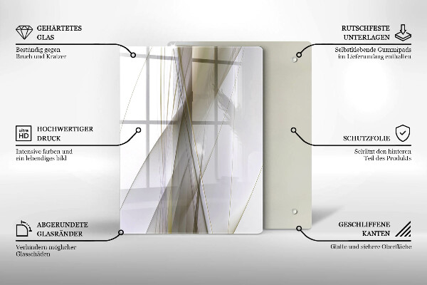 Skleněná deska do kuchyně Struktura abstrakce pozadí