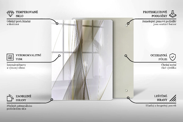Skleněná deska do kuchyně Struktura abstrakce pozadí