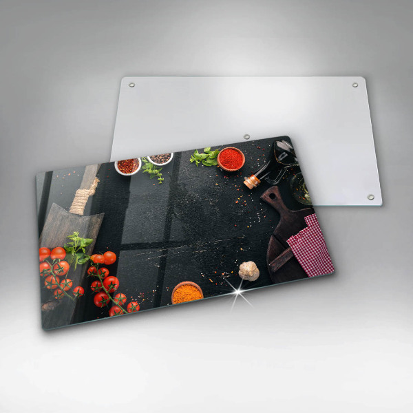 Krájecí prkénko skleněné Cherry rajčata