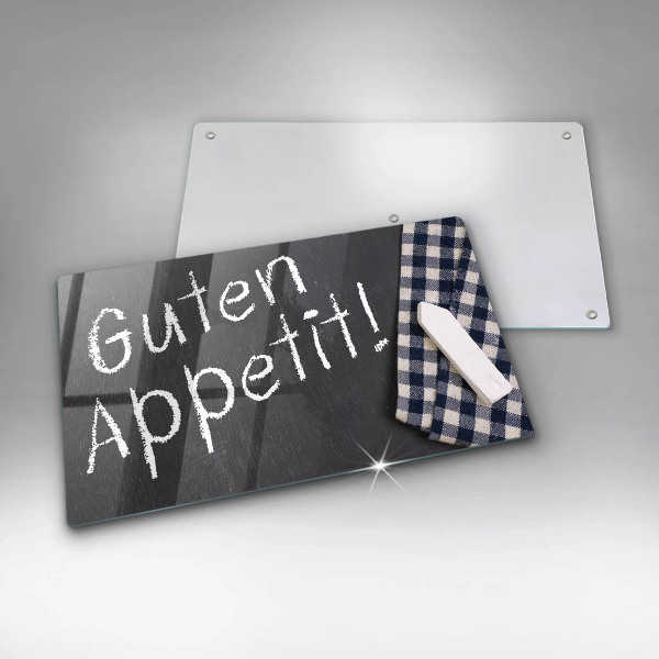 Skleněná deska do kuchyně Guten appetit!