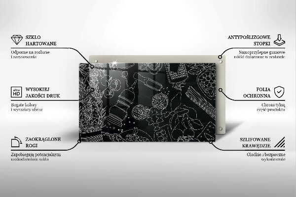 Skleněná deska do kuchyně Kuchyňské doplňky