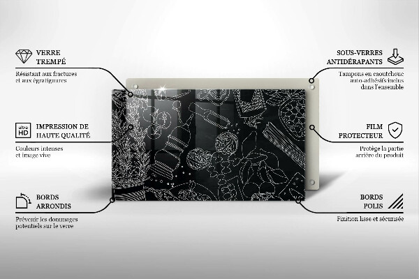 Skleněná deska do kuchyně Kuchyňské doplňky