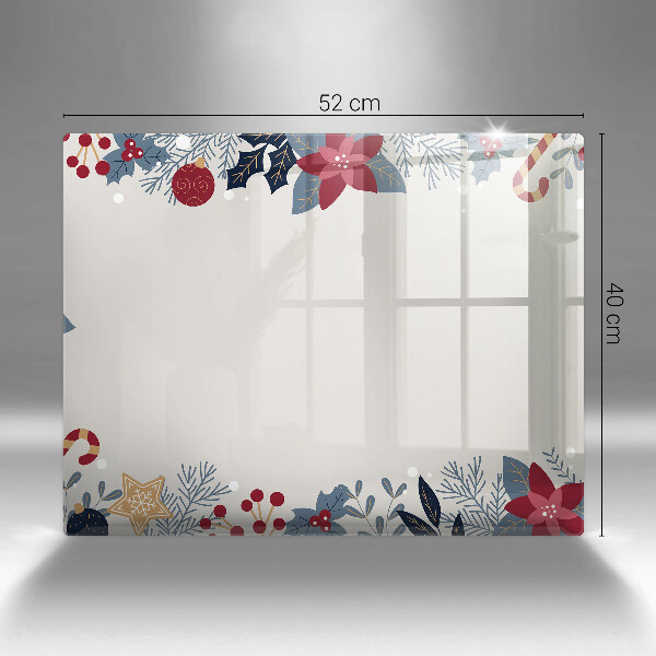 Krájecí prkénko skleněné Vánoční dekorace