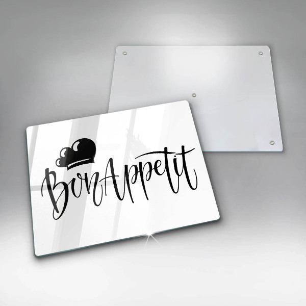 Krájecí prkénko skleněné Bon appetit