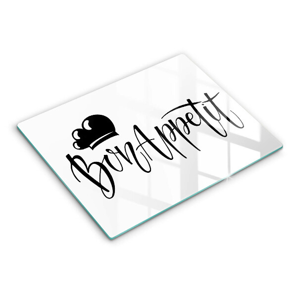 Krájecí prkénko skleněné Bon appetit