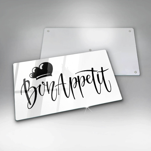 Krájecí prkénko skleněné Bon appetit