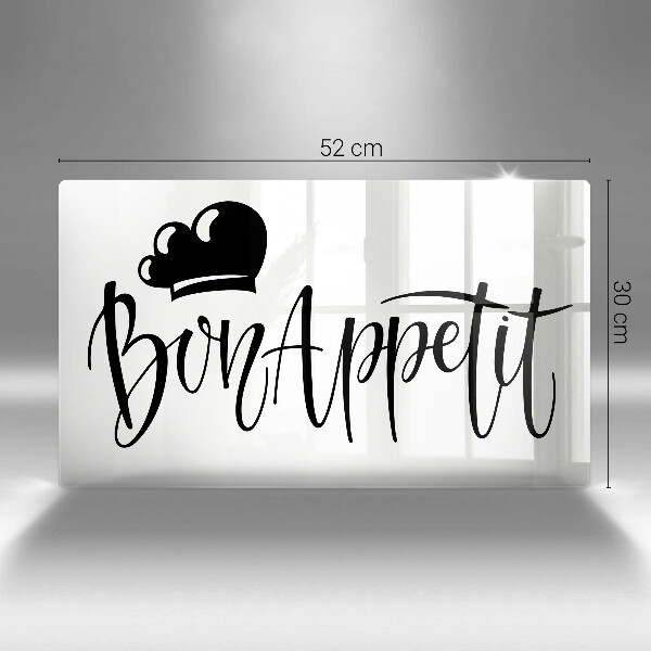 Krájecí prkénko skleněné Bon appetit