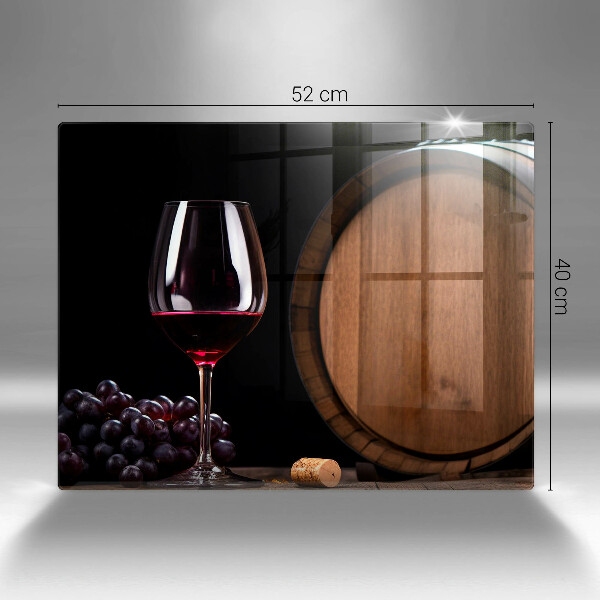 Krájecí prkénko skleněné Sudová sklenice na víno