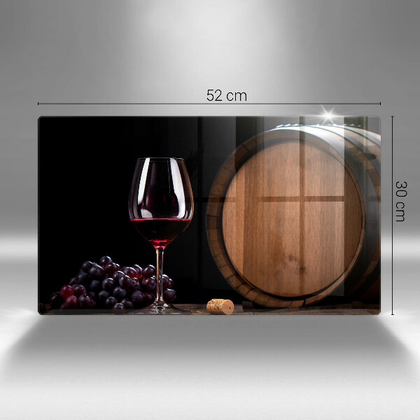 Krájecí prkénko skleněné Sudová sklenice na víno