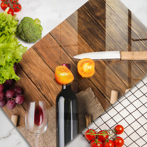 Skleněná deska do kuchyně Láhev červeného vína