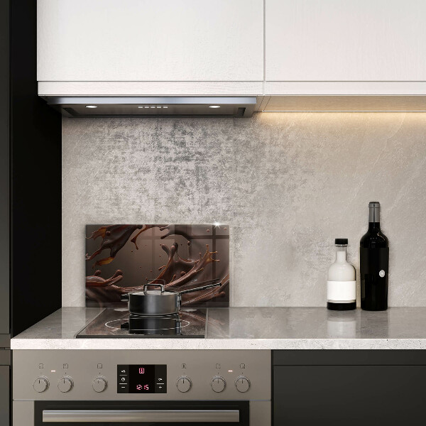 Krájecí prkénko skleněné Tekutá čokoláda