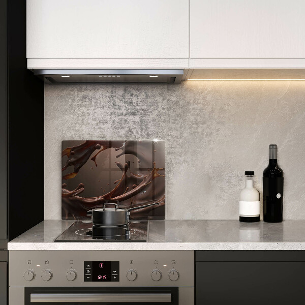 Krájecí prkénko skleněné Tekutá čokoláda