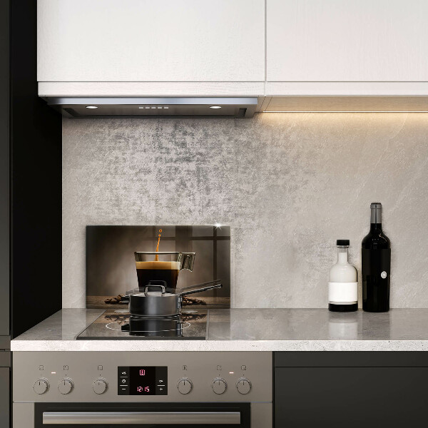 Krájecí prkénko skleněné Sklo a kávová zrna