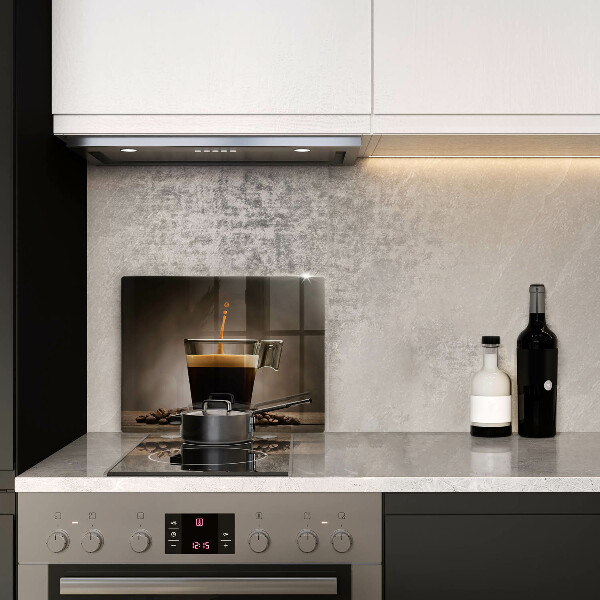 Krájecí prkénko skleněné Sklo a kávová zrna