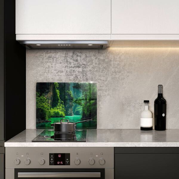 Krájecí prkénko skleněné Krajina laguny