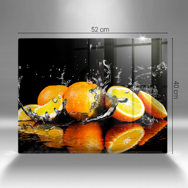 Krájecí prkénko skleněné Šťavnaté oranžové ovoce