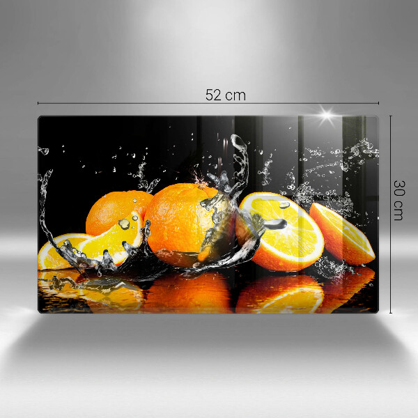 Krájecí prkénko skleněné Šťavnaté oranžové ovoce