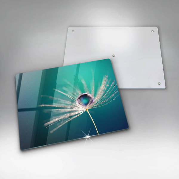 Krájecí prkénko skleněné Rosa na pampelišce