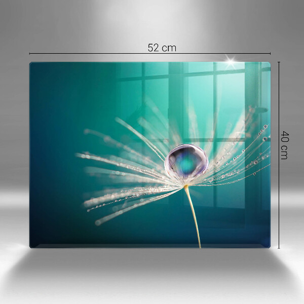 Krájecí prkénko skleněné Rosa na pampelišce