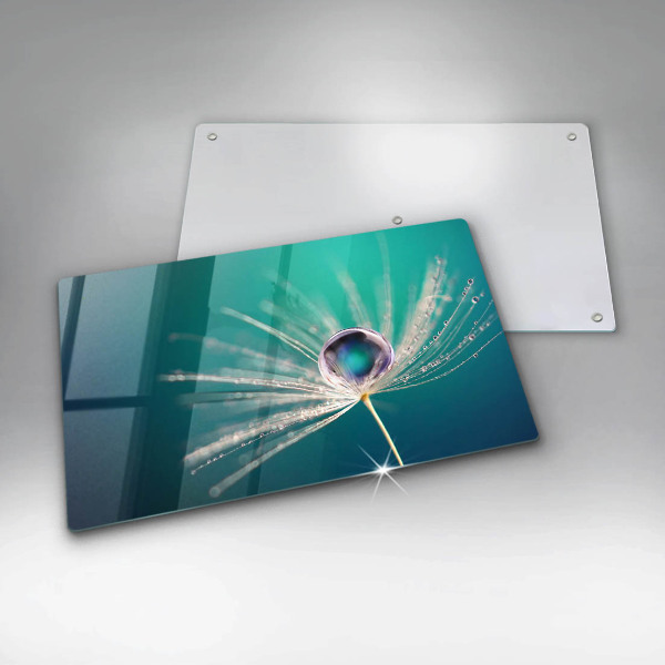 Krájecí prkénko skleněné Rosa na pampelišce