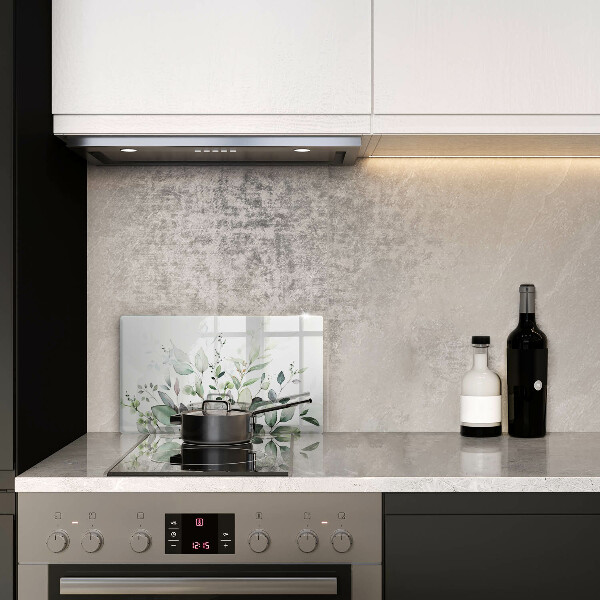 Krájecí prkénko skleněné Akvarel rostliny