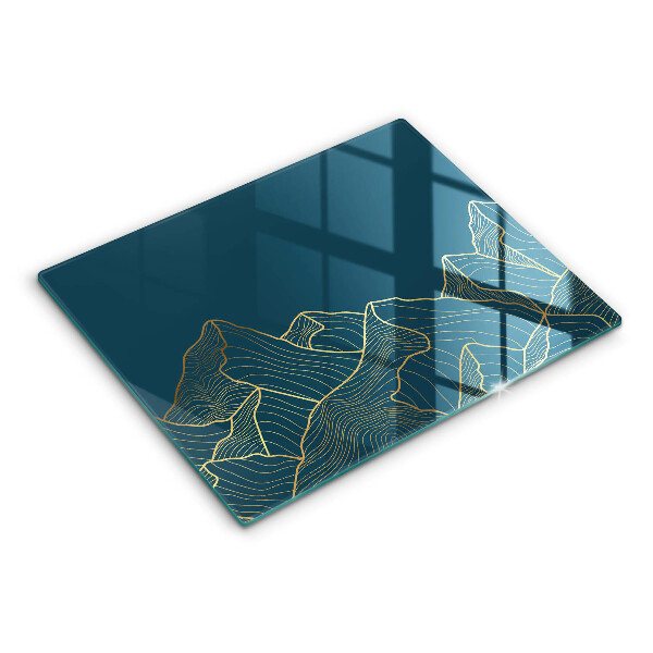 Krájecí prkénko skleněné Abstraktní hory