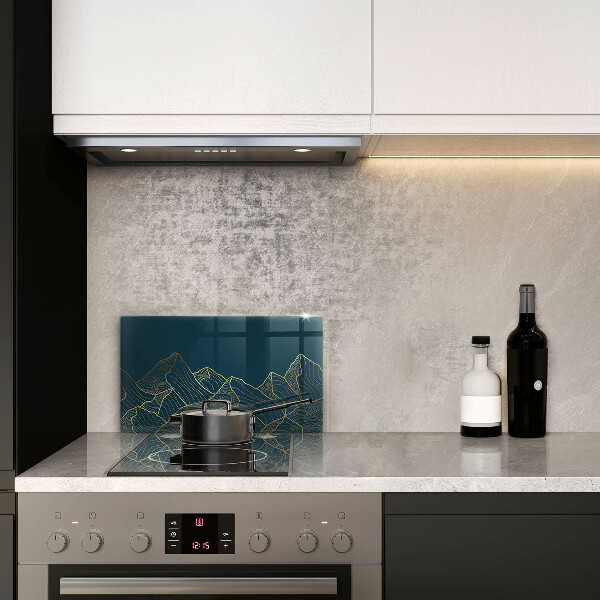 Krájecí prkénko skleněné Abstraktní hory