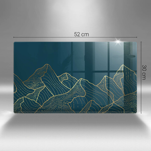 Krájecí prkénko skleněné Abstraktní hory