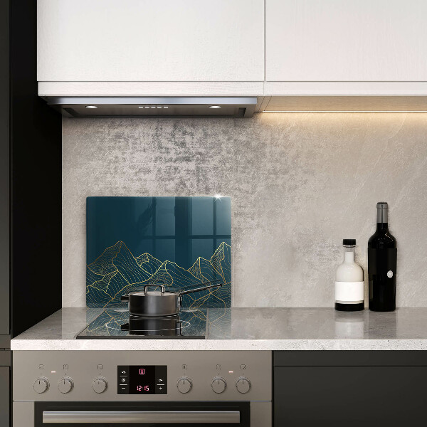 Krájecí prkénko skleněné Abstraktní hory