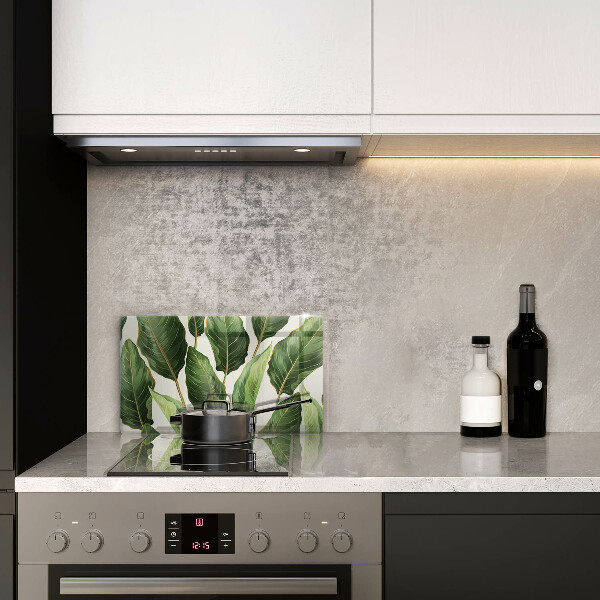 Krájecí prkénko skleněné Banánové listy