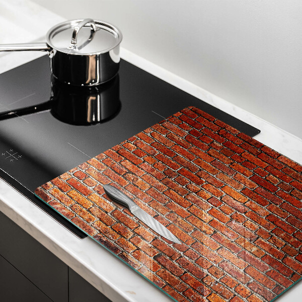 Skleněná krájecí deska Zeď z cihlové zdi