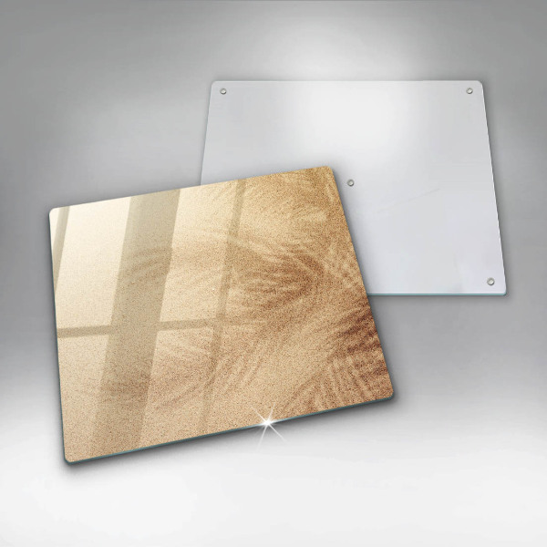 Krájecí prkénko skleněné Pláž písek dovolená